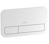 Villeroy & Boch ViConnect, Piastra di comando per WC 200S, 2 sciacquoni, 922490, colorazione: Bianco