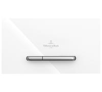 Villeroy & Boch ViConnect, Piastra di comando per WC 300G, 2 sciacquoni, 922160, colorazione: Vetro bianco lucido