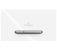 Villeroy & Boch ViConnect plaque de déclenchement pour WC, chasse d'eau à 2 quantités, 260x150x66mm, 922169N5, 922169N5, Colorazione: Bianco Opaco