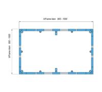 Villeroy & Boch ViFrame per piatti doccia piccoli, U91412300, Universal [Piatti Doccia > Ricambi per Piatti Doccia]