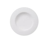 Villeroy & Boch White Pearl Piatto Fondo, Porcellana Bone China, Bianco, 24 cm