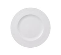 Villeroy & Boch White Pearl Piatto Piano, 27 cm, Porcellana Bone China, Multicolore, 29.200000000000003x29.200000000000003x8.5 cm