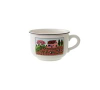 Villeroy & Boch - Design Naif Tazza da Cappuccino Variopinto, Lavabile in Lavastoviglie, Adatto per Microonde, Tazza Design, Regalo Amica Compleanno, Tazza Naif, Porcellana Premium