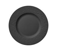 Manufacture Rock Piatto Piano 27Cm - Nero