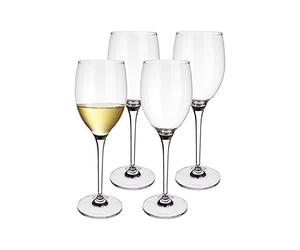 Villeroy und Boch Maxima - Set di 4 calici da vino bianco, 365 ml, 24 cm, trasparenti e lavabili in lavastoviglie