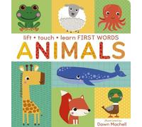 Villetta Craven Lift Touch and Learn First Words: Animals (Libro di cartone)