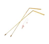 VILLFUL 1 Set Bacchette da Rabdomante Rame Misurazione Ricerca e Oro Accessorio Facile da Usare per Tutti Esperienza