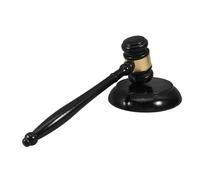 VILLFUL 1 Set Martelletto con Base per Giudice e Avvocato per Giochi Ruolo Vendite All e Decorazione Strumento Versatile per Sviluppare Creatività Nei