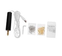 VILLFUL 1 Set Trapano Elettrico Penna per Fori Utensile per Punzonatura Portatile Mini Trapano Elettrico Fai da Te Trapani Elettrici Trapano Elettrico con USB