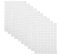 VILLFUL 10 Fogli Di Colla In Schiuma Trasparente Senza Tracce Nastro Biadesivo Adesivi Biadesivi A Punti Dischi Adesivi Biadesivi Rotondi Nastro Biadesivo Bianco