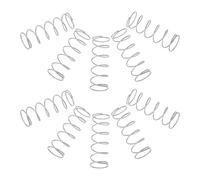 VILLFUL 10 Molle di Ritorno in Acciaio Inox per Pulsante di Scarico Wc, Molle di Compressione Precise per Kit di Ricambio Serbatoio, Compatibili Sistemi di Scarico Singolo e