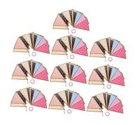 VILLFUL 10 pezzi Bandiere Triangolari Decorative Stoffa per Decorazioni Festive Aula e Feste Resistente Supermercati e Hotel