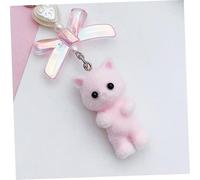 VILLFUL 10 Pezzi Cat Charms Flocking Tiny DIY Pendants For Jewelry Making Keychain Craft Accessories