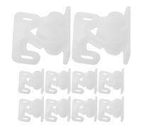 VILLFUL 10 Pezzi Chiusure Molla per Porte Barca Fermo Rullo in Plastica per Mobili e Armadietti Piastra di Supporto Resistente e Silenziosa Facile Installazione per Casa Ufficio e