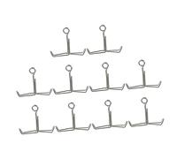 VILLFUL 10 Pezzi Fermaglio Per Tubo in Gomma Laboratorio Clip Per Tappo Acqua Design Professionale Facile Da Usare Non Arrugginisce Piedini Di Supporto Stabile e Affidabile