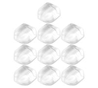 VILLFUL 10 Pezzi Fermaporta in Silicone Trasparente Autoadesivo Pavimento Paracolpi Morbido Anturto per Protezione e Porte e Ufficio