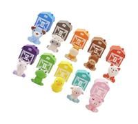 VILLFUL 10 Pezzi Marionette Dito Animali in Plastica Giocattoli Educativi Montessori per Ragazzo Colorate e Resistenti per Apprendimento e Festa