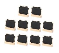 VILLFUL 10 pezzi Mini Lavagnette in con Supporto per Decorazioni Matrimonio e Casa Lavagna Segnaposto per Buffet e Ristoranti per Messaggi e Tavolo