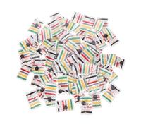 VILLFUL 100 Confezioni Kit Cucito Albergo Kit Del Cucito Aghi Bottoni e Spilli Per Riparazioni e Artigianato Di Tessuti Portatile Per Casa e Viaggio