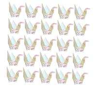 VILLFUL 100 Gru Carta Origami: Gru Carta Origami Fatte A Mano per La Decorazione Sfondo Matrimoni, Feste E Baby Shower.