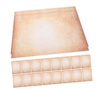 VILLFUL 100 pezzi Carta da Lettere Vintage Doppia Faccia Set da Stile Resistente per Scrapbooking Diario e Lettere Scritte Mano