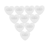 VILLFUL 100 Pezzi Forma Cuore con Chiusura Gomma per Sicurezza e Trasporto Facile Accessori per Fermagli e