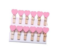 VILLFUL 100 pezzi Mini Clip Colorato Rosa Clip Memo Decorativa per Foto e Fermalibri e Segnaposto per Ufficio Matrimonio e Compleanno