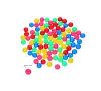 VILLFUL 100 Pezzi Montessori Stem Plastic Balls Sorting And Counting Toys Preschool Learning Accessories For