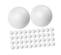 VILLFUL 100 Pezzi Palline Schiuma Decorative da Sfere Polistirolo per Progetti DIY e Decorazioni Materiale Resistente e Facile da Personalizzare per attività Scolastiche e Feste
