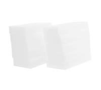 VILLFUL 100 pezzi Spugne Pulizia Magiche in Nano Spugna Bianche per Cucina Bagno e Casa Forte Potere Smacchiante e Resistente per Piatti Pavimenti Mobili e Superfici Multiple