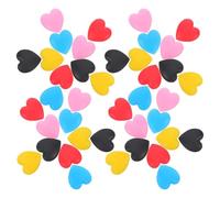 VILLFUL 100 Pezzi Supporti per Occhiali in Silicone Morbido a Forma di Cuore Antiscivolo e Delicati Si Adattano a Montature da 2 a 10 Mm per Sport Alta e Viaggi