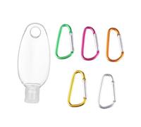 VILLFUL 10pezzi Dispenser per Lozione Portatili con Gancio Contenitori per Shampoo e Bagnoschiuma per Viaggi e Attività all Aperto Easy-open Flip Design Easy Refill per Colore Casuale