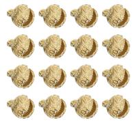 VILLFUL 12 Pezzi Campane di Ottone Piccole 8Mm Foro per Creazioni Fai da Te Campanelli Artigianali Appesi per Gioielli Decorazioni Porta e Portachiavi in Stile Cinese Antico