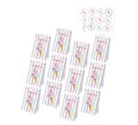 VILLFUL 12 pezzi Sacchetti Regalo Colorati per Feste Buste di Carta Alimentare per Caramelle e Biscotti Sacchettini Bomboniere Ecologici per Compleanni e Occasioni Speciali