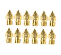 VILLFUL 12 Pezzi Ugelli per Estrusore per Stampante Accessori Professionali per Facili da Identificare e Resistente Alla Corrosione