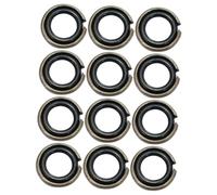 VILLFUL 12 set Anelli di Ritenzione per Chiave Impatto con O-ring in Gomma Resistente e Durevole Kit Sostitutivo per Avvitatore Pneumatico Facile Installazione con Pinze Alta Durezza e