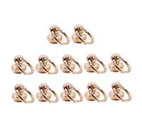 VILLFUL 12pezzi Fibbie Per Cinghie Di Borse e Accessori Fai Te Anelli Per Bagagli e Collari Compatibile Con Progetti Stile Elegante e Resistente