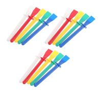 VILLFUL 15 Pezzi di Spalmatore di Bastoncini per Tavolozza Spalmatore Portatile per Pittura Artigianale Bastoncini Fatti A Mano Raschietti Strumento per Colla in Pelle Applicatore di