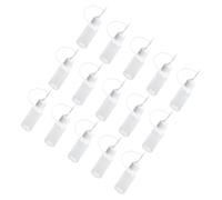 VILLFUL 15 Pezzi Flaconcini Trasparenti Punta Ago per Colla Dosatore Preciso per Te Artigianato Pittura e Viaggi Bottiglie Vuote Applicatore per Salse e Pigmenti