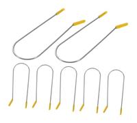 VILLFUL 16 Pezzi Clip Ricambio per Bigodini Riscaldati in Acciaio Inossidabile, Morsetti Resistenti e Non Deformabili per Fissare i Bigodini Elettrici