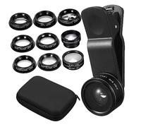 VILLFUL 1set Obiettivi Per Smartphone Lenti Fisheye Macro e Grandangolari Per Scatti Creativi e Portatili Compatibile Con Fotografia Di Ritratti e Paesaggi