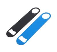 VILLFUL 2 Pezzi Apribottiglie Inossidabile Strumento Portatile per Aprire Bottiglie e Bar Colori Blu e Nero Facile da Trasportare e