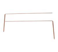 VILLFUL 2 pezzi Aste Rabdomanzia in Ottone Bastoncini Flessibili per Divinazione e Rilevazione Strumento Portatile e per Ricerca Acqua e Tesori