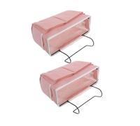 VILLFUL 2 Pezzi Borsa da Appendere per in con Tasche Organizer Multifunzionale per Camerette Dormitori e Letti Libri Riviste e Oggetti Personali e Facile Accesso