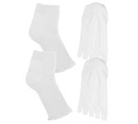 VILLFUL 2 Pezzi Calzini Protettivi UV per Pedicure in Gel, Copripiedi Design Elegante a Bocca Piatta per Uso Professionale e Domestico