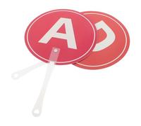 VILLFUL 2 Pezzi Di Sussidi Didattici Per L'Insegnamento Dell'Inglese Per La Scuola Primaria Tabellone Di Voto Scolastico Attrezzatura Didattica Palette Per Le Risposte Ai