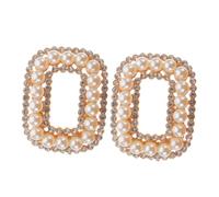 VILLFUL 2 Pezzi Fermagli Per Scarpe Strass Decorativi Fermagli Rimovibili Per Scarpe Da Sposa Fibbia Per Tacchi E Sandali Eleganti