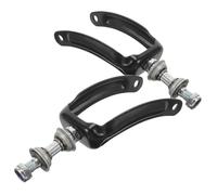 VILLFUL 2 pezzi Forcella Anteriore per Sedia Rotelle in Metallo Resistente con Ruote Girevoli per Accessori Carrozzina Disabili Colore Casuale Colore Casuale