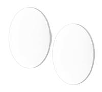 VILLFUL 2 Pezzi Lenti Doppie Concave in Vetro Ottico Focale per Dimostrazioni Scientifiche Resistenti e Portatili per Insegnamento di Fisica e Kit Ottici Multipli