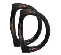 VILLFUL 2 Pezzi Maniglia in Legno per Borsa DIY Impugnatura Decorativa Resistente e Antiscivolo per Manici Borse Pochette e Borse Artigianali